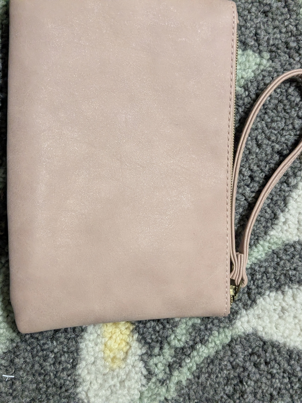 Maurices Blush Pink Zip Wristlet - Picture 2 of 4